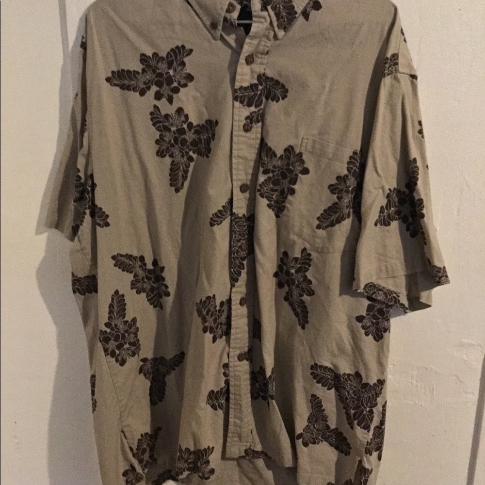 Vintage Hawaiian Aloha Shirt  Men's XL Sig Zane